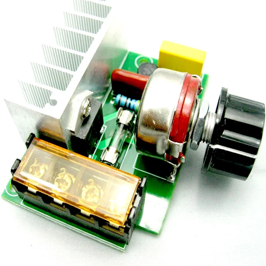 

4000W 220V AC SCR Motor Speed Controller Module Voltage Regulator Temperature Dimmer for Electric Furnace Water Heater LED Light
