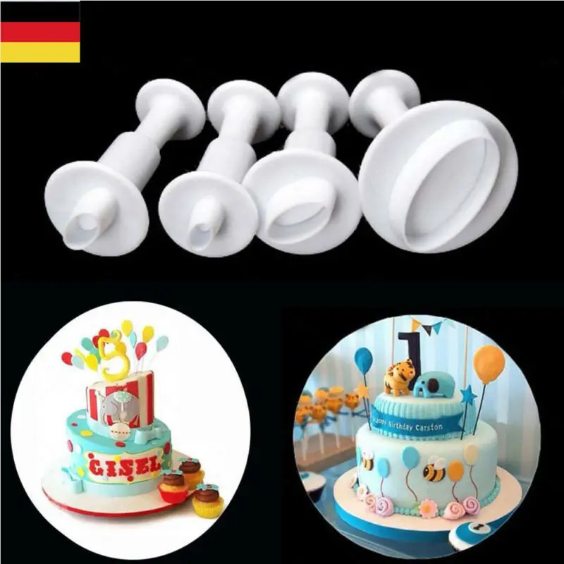 Инструмент для украшения тортов овальная форма Плунжер печенье резак