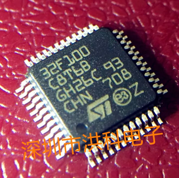 Mxy новый импортный оригинальный STM32F100 STM32F100C8T6B LQFP48 STM32F100R8T6B STM32F100RBT6 LQFP-64 микроконтроллер