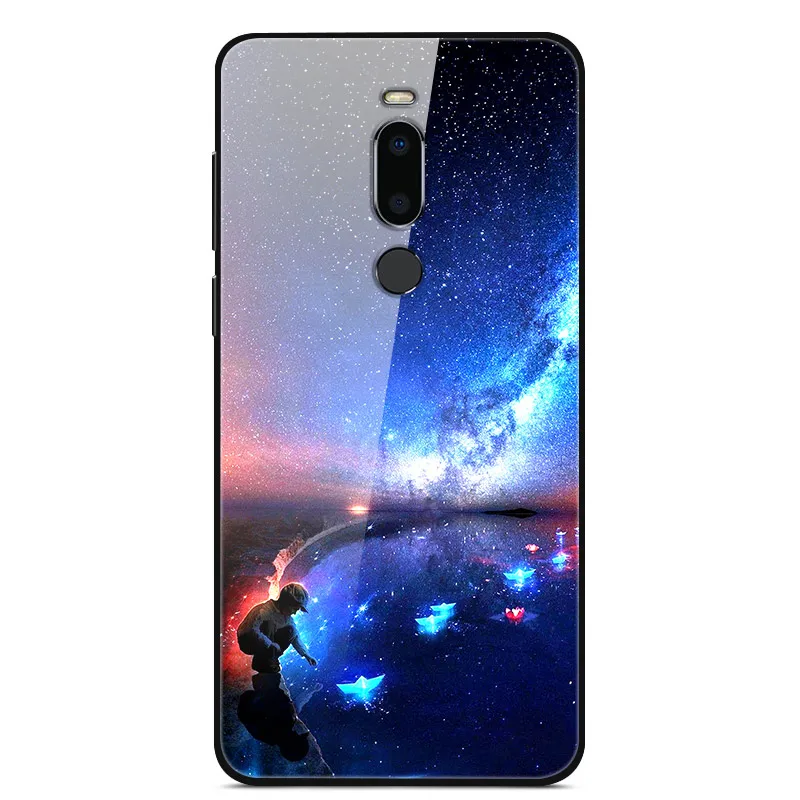 18 Чехол для Meizu M8, закаленное стекло, жесткая задняя крышка для Meizu M8 M 8, мягкий чехол для телефона, бампер для MeizuM8, защитный чехол 5,7 дюйма - Цвет: 18