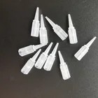 100 шт.лот пластиковые полуперманентный макияж колпачки для татуировок бровейгуб наконечники игл, подходящие для 1R игл аксессуары для татуировок