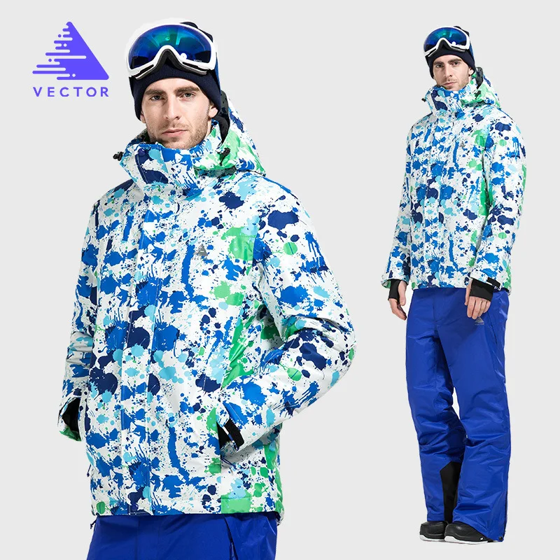 Winter Ski Suit Men Snow Skiing Male Clothes Set Outdoor Thermal Waterproof Windproof Snowboard Jackets and Pants