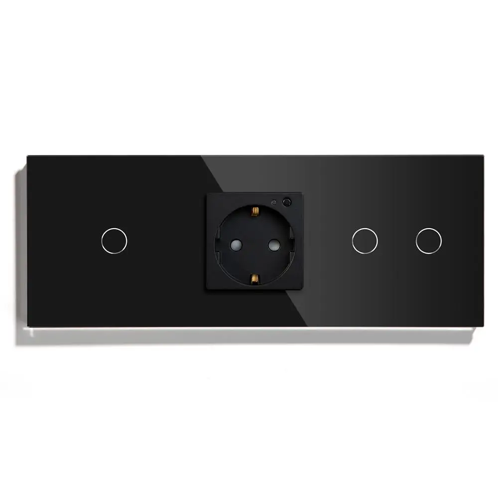 Евророзетка BSEED с Wi Fi 1 клавиша 2 клавиши|Электрические розетки| |