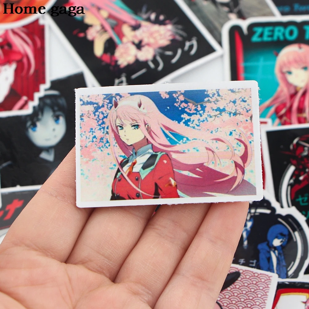 

DB284 Homegaga 45pcs/set Cartoon Anime Girl Stickers For Laptop Fridge Laptop Skateboard Album Scrapbooking Stickers