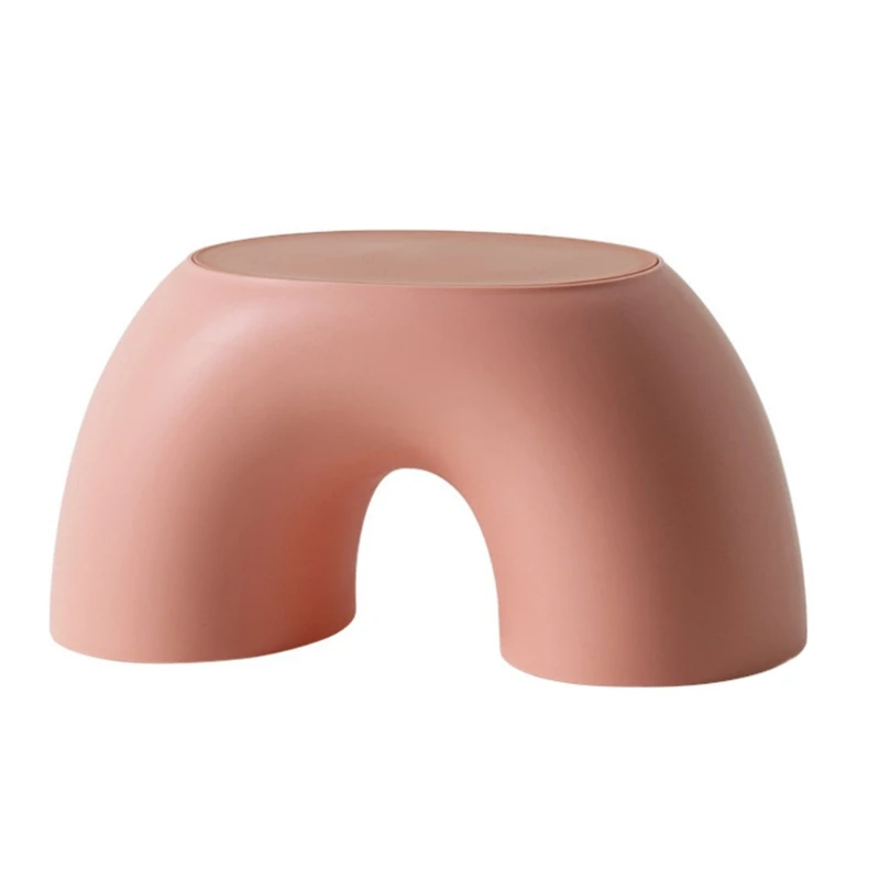 

Simple Semi-ring Rainbow Small Bench Home Indoor Chair Children Stool Footboard