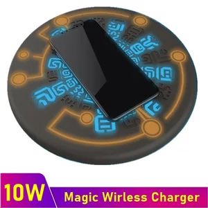 10w magic array qi wireless charger for iphone 8 x xr xs 11 12 13 pro max xiaomi cargador inalambrico fast wireless charging pad free global shipping
