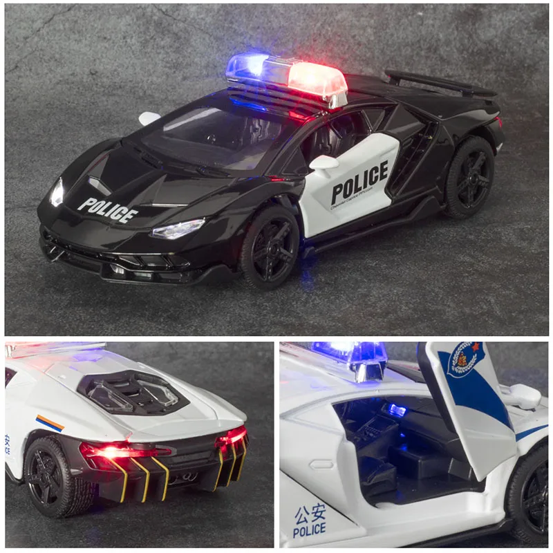 Палец рок 1:32 весы литья под давлением LP770-4 модель полицейской машины Игрушки