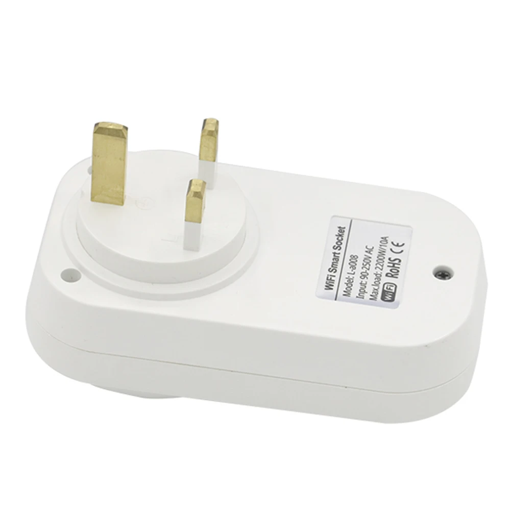 Беспроводная штепсельная розетка с Wi Fi и защитой от перенапряжения голосовое