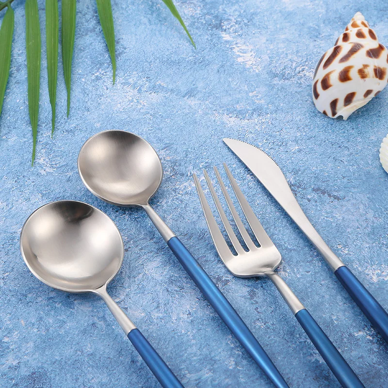 Горячая продажа столовый набор столовые приборы ножи вилки ложки Wester кухонная