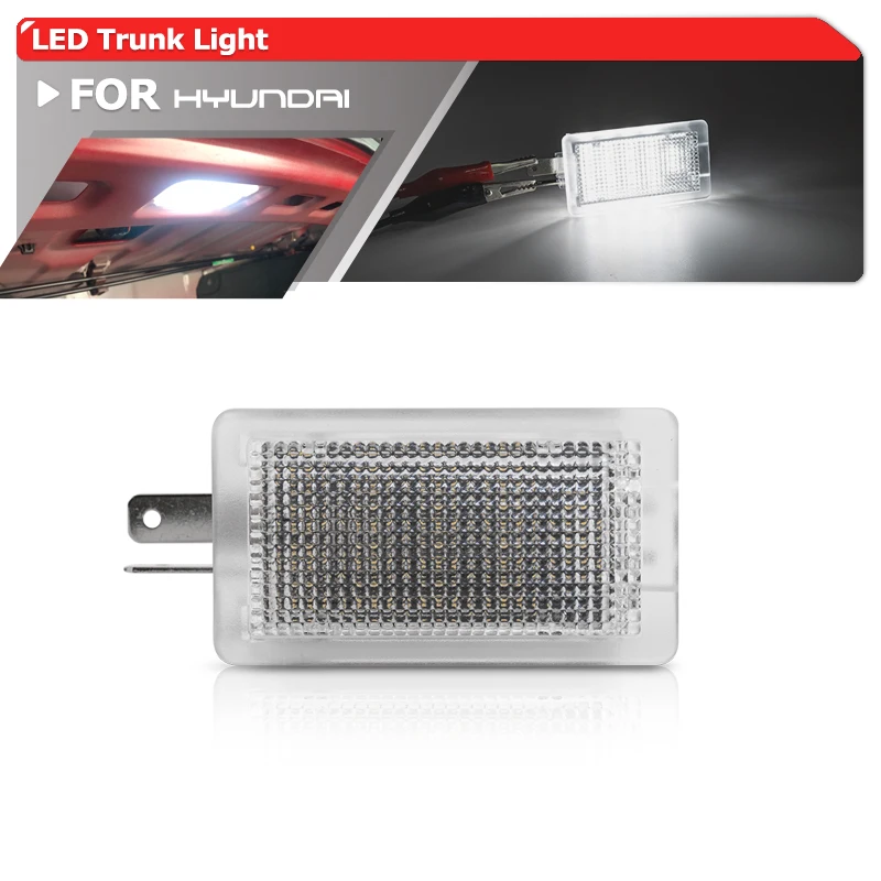 

1x белые светодиодные лампы для багажника, багажного отделения для Hyundai Sonata Elantra Accent I10 I20 I30 I40 Genesis Veloster