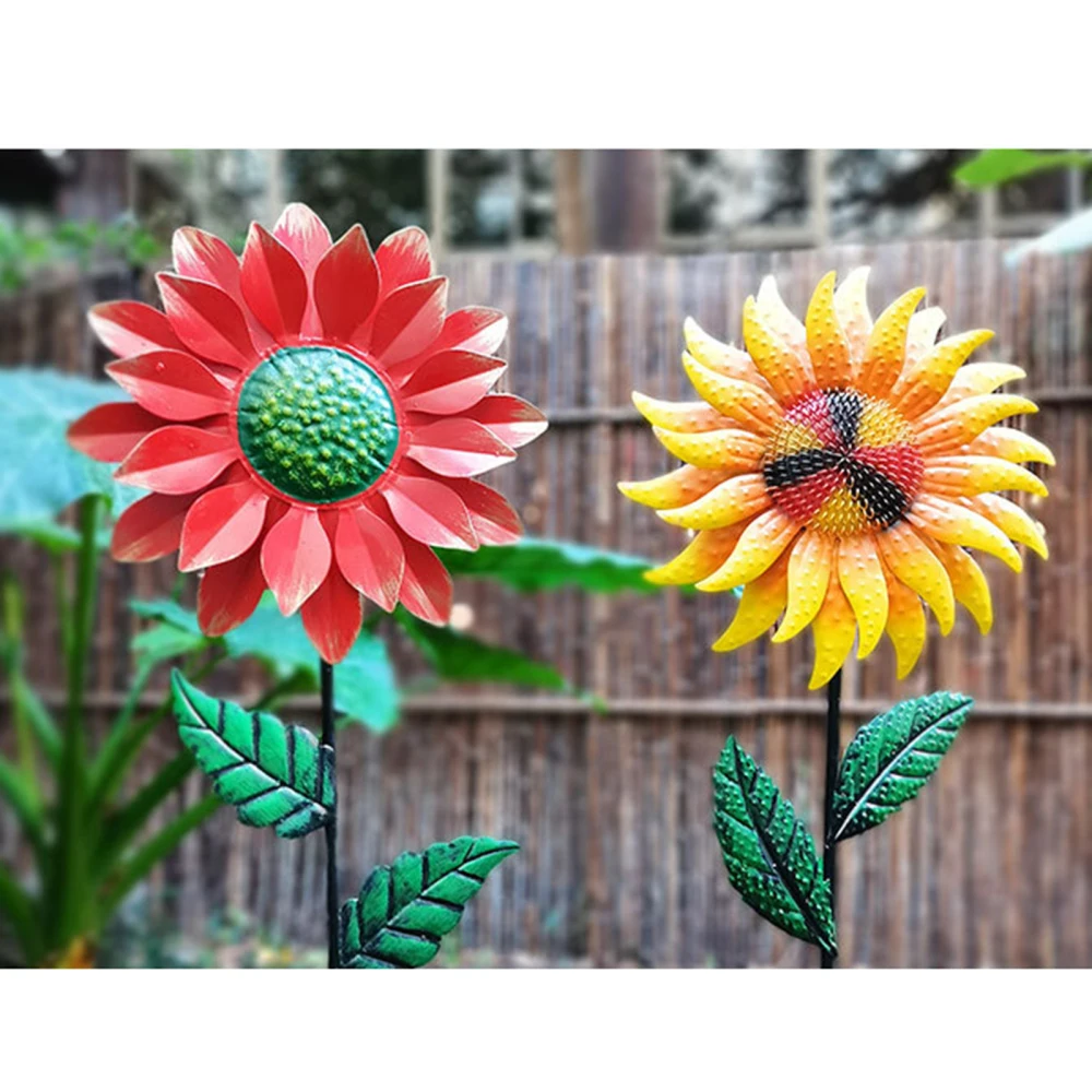 

Lawn Flower Stick Decor Ornaments Garden Decoration Stake Waterproof Courtyard Homestay Yard Landscape Layout Ironwork Insert