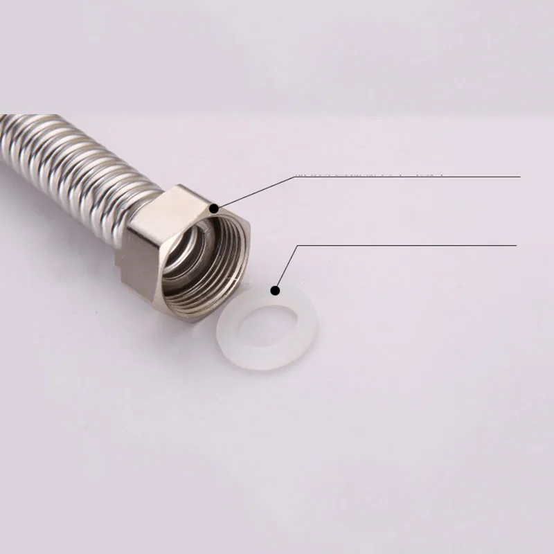 1 шт. гофрированная труба из нержавеющей стали 3/8 с внутренней резьбой 304