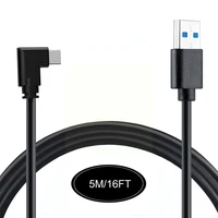link cable oculus quest 2 link cable usb3 2 right angle fast speed for oculus quest 3 2gen1 type c data transfer charge b9u0