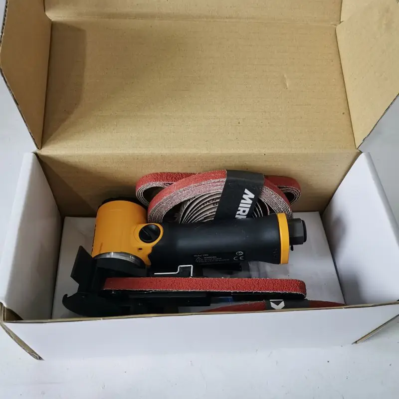 

MRIKA 10*330mm Air Belt Sander Sanding Belt Adapter Pneumatic DIY Sanding Belt Angle Grinder Grinding Machine Welding Parts