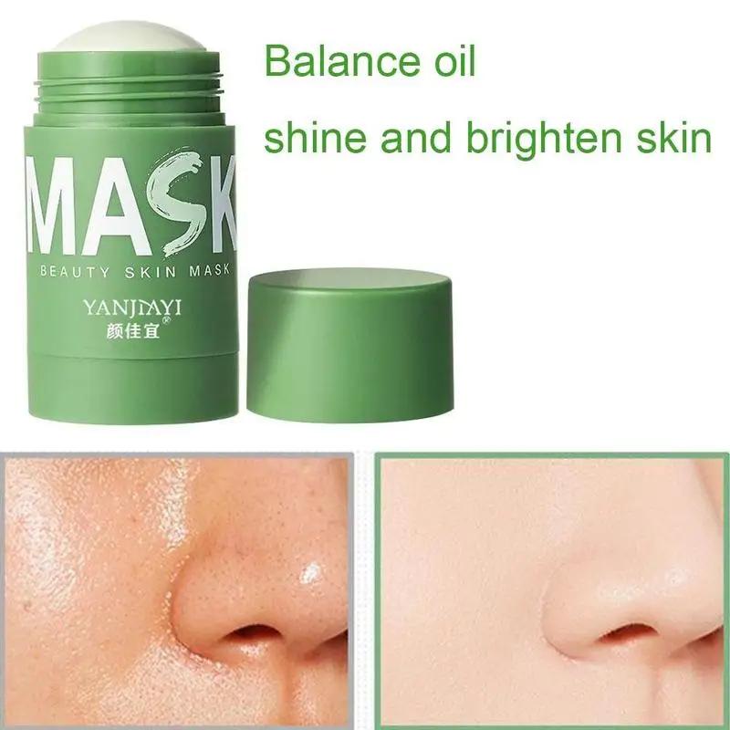

Deep Cleaning Green Tea Mud Film Stick Smear Masks Skin Moisturizing Care Acne Oil Remove Control Blackhead Face Z8X4
