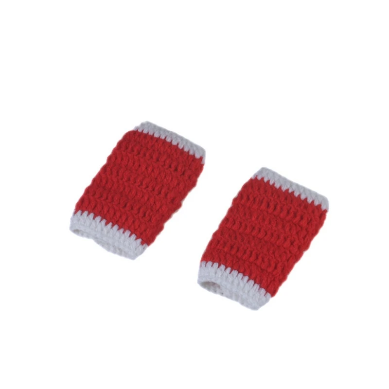

Baby Knitting Christmas Hat Newborn Photography Props Crochet Girls Costume Outfits