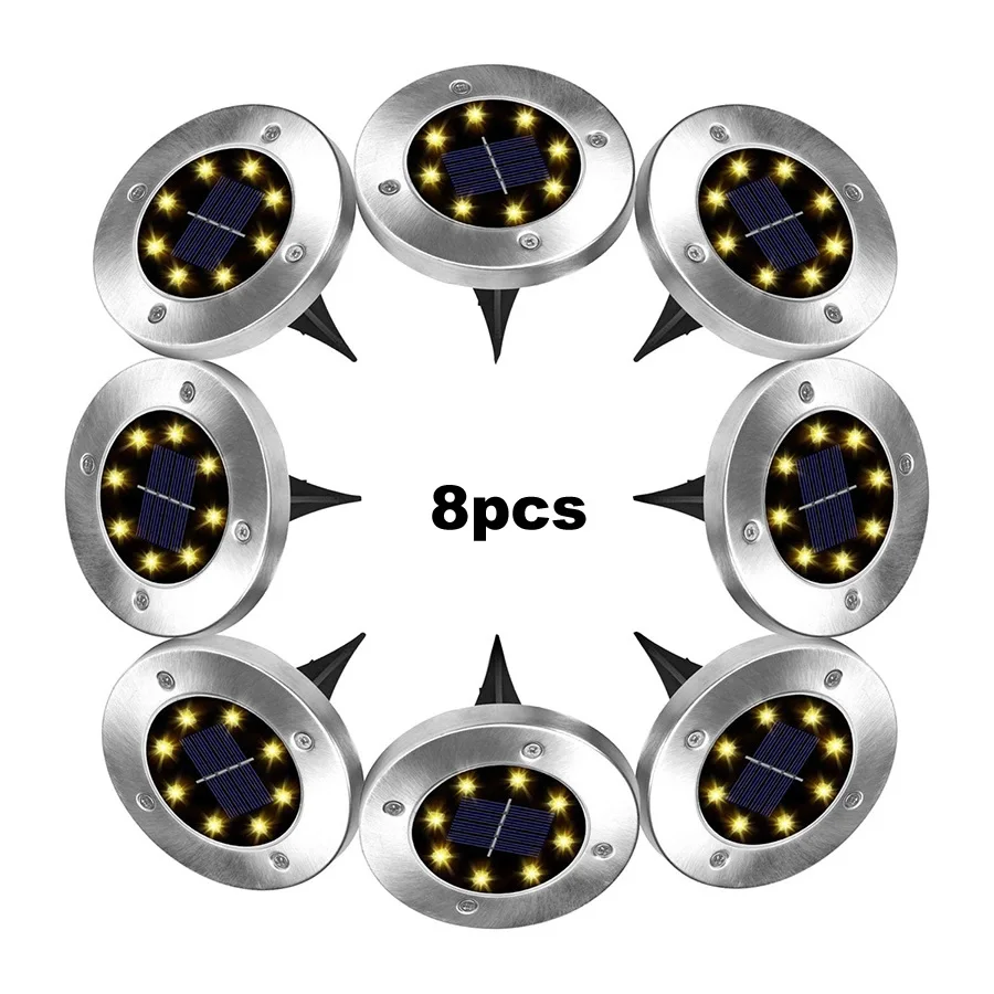 Водонепроницаемый фонарь на солнечной батарее садовые фонарики для дорожек с