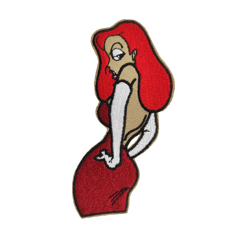 4 &quotнашивка с изображением Джессики кролика Роджера мультяшной жены персонажа