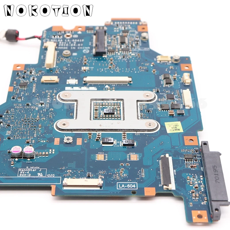 NOKOTION K000103760 NALAA LA-6041P основная плата для Toshiba Satellite L670 L675 материнская плата для ноутбука DDR3 HM55 Бесплатный процессор