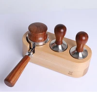 solid wood red gem coffee powder press 58mm51mm powder hammer 304 stainless steel espresso filling and pressing