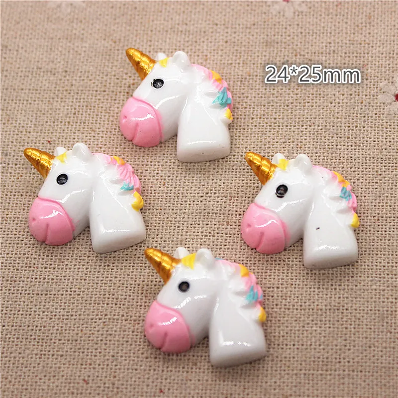 10 шт. новинка хит продаж милый Единорог лошадь красочная Маня миниатюрная