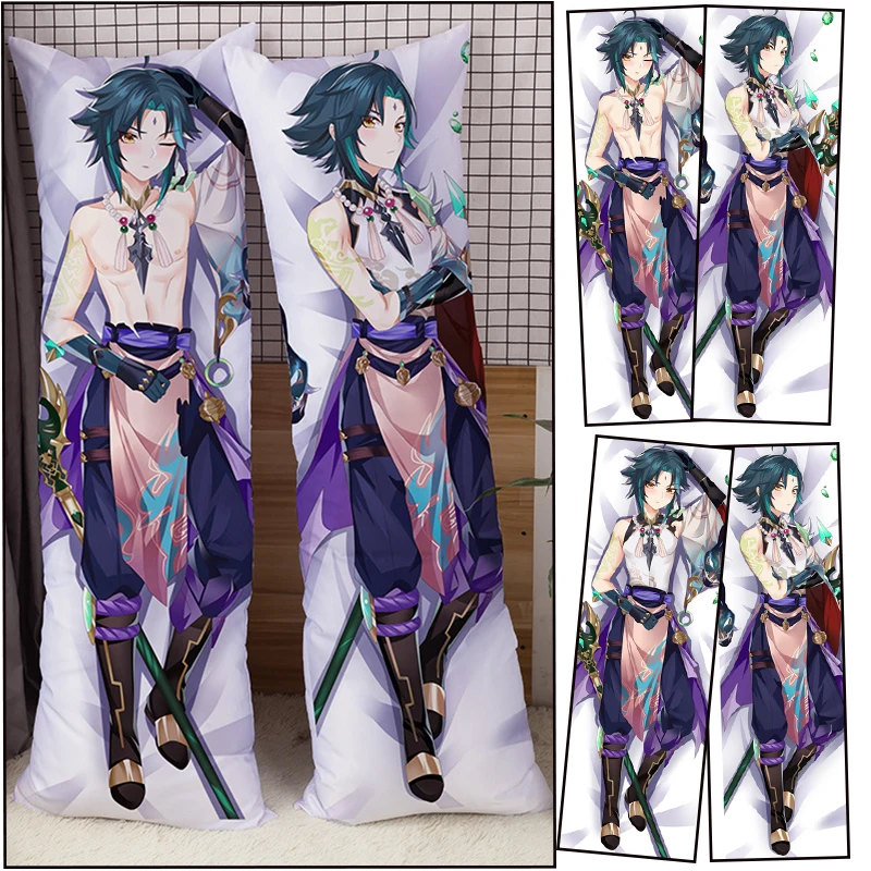 

Аниме игра Genshin Impact Dakimakura XIAO ZHONG LI наволочка для обнимающей подушки Чехол для постельного белья подушки для тела