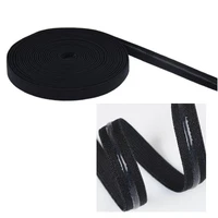 width 12mm black white silicone backed gripper elastic band crafting sewing webbing for bra lingerie prom dress girdle clothing