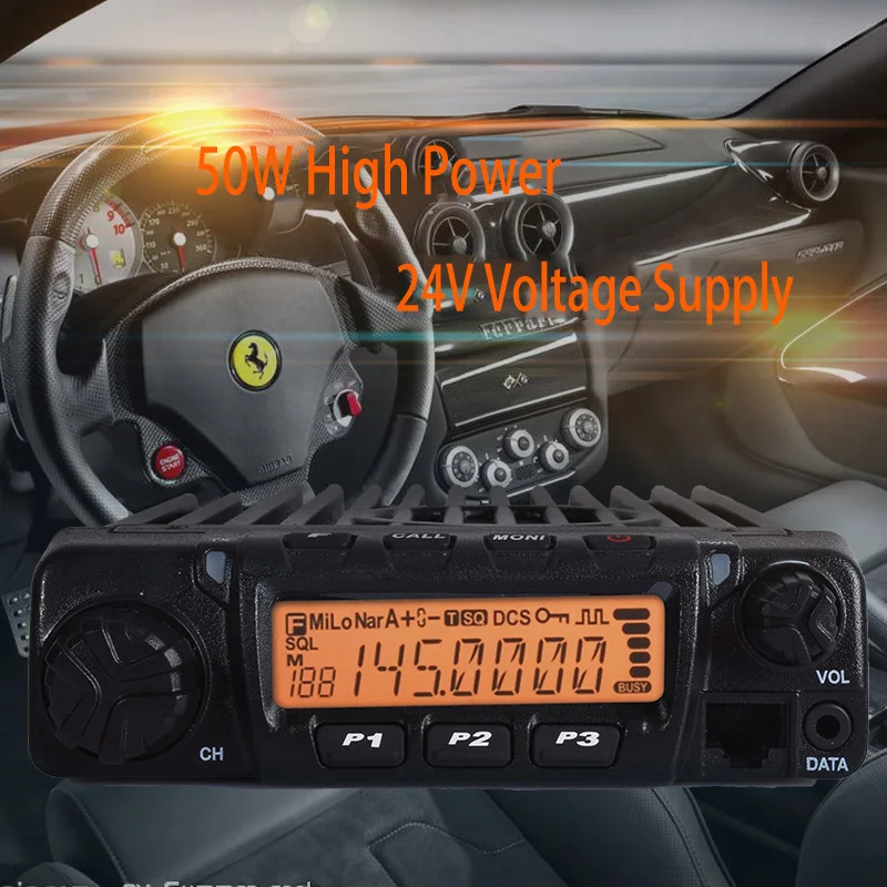 Двухсторонняя радиостанция коммуникатор 50 вт профессиональная рация на большие