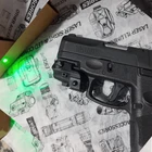 Перезаряжаемый пистолет Taurus G2C Glock 17 18c 19, 5 мВт, зеленый лазерный прицел, подходит для Пикатинни, лазерная указка