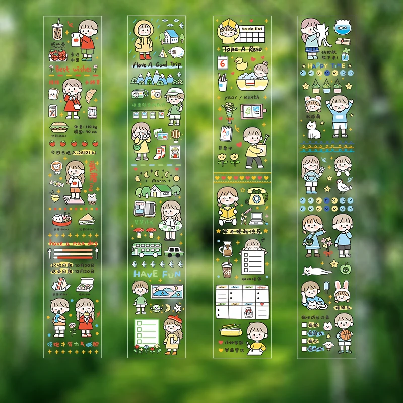 1 шт. прозрачная декоративная лента для скрапбукинга | Канцтовары офиса и дома