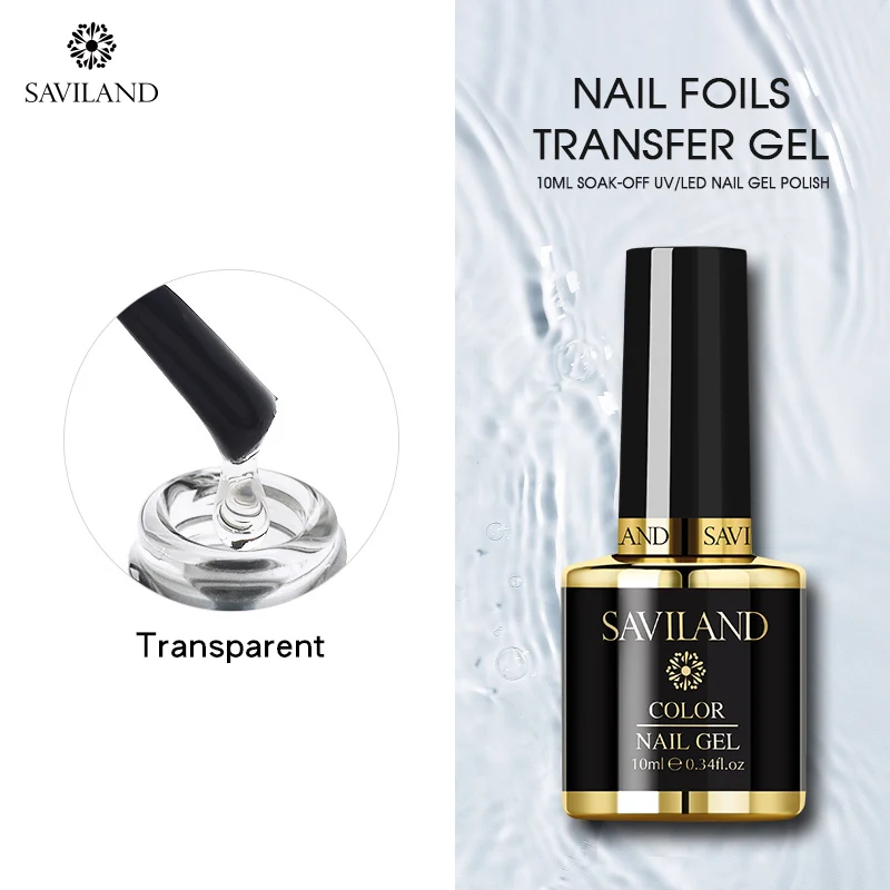 10ml Transfer glue Saviland 10 мл прозрачный клей для ногтей, фольга, клей, звезда, клей для ногтей, фольга s, переводная бумага, клей, верхнее покрытие, маникюр, инструмент для дизайна ногтей - Цвет: 10ml Transfer glue