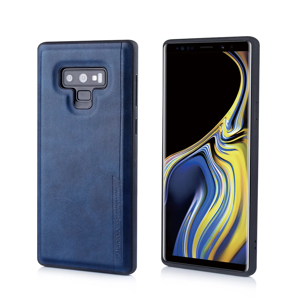 Чехол из натуральной кожи для samsung Galaxy Note 8 задняя крышка чехлы Note9 Силиконовый ТПУ
