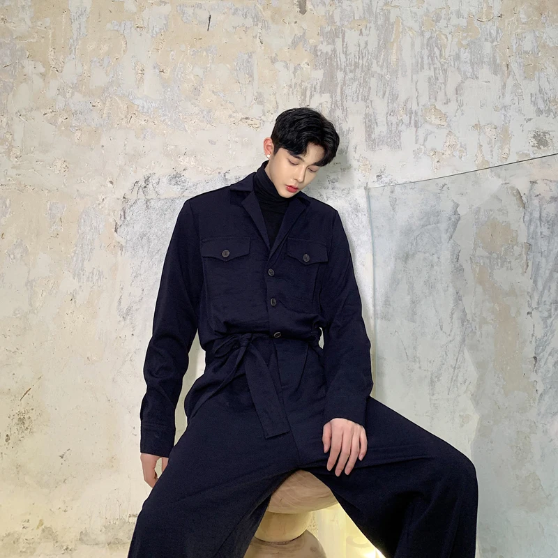 Мужские Винтажные уличные хип-хоп свободные широкие брюки с длинным рукавом