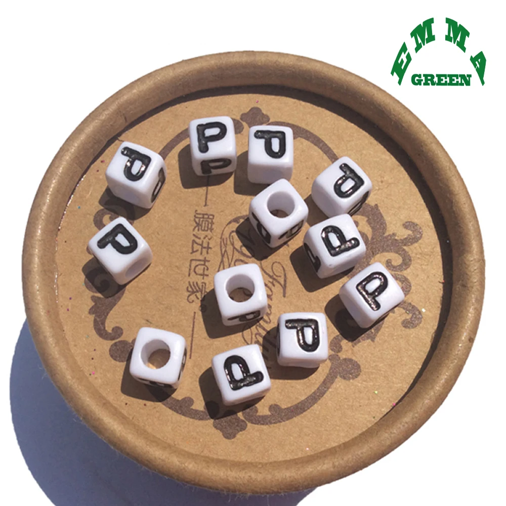 Бусины с буквами для изготовления детских украшений бусины алфавита 7 мм 100 шт.