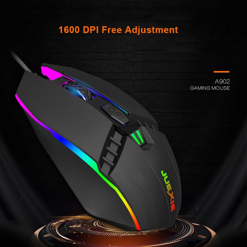 Игровая мышь, проводная, светодиодный, с подсветкой, USB, оптическая, эргономичная, компьютерная мышь, геймер, Мыши для ПК, X7, для ноутбука, игровая мышь