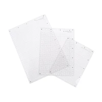 transparent ruler board a4 a5 b5 students writing desk pad pvc grid sewing cutting mats drawing clipboard measuring supplies