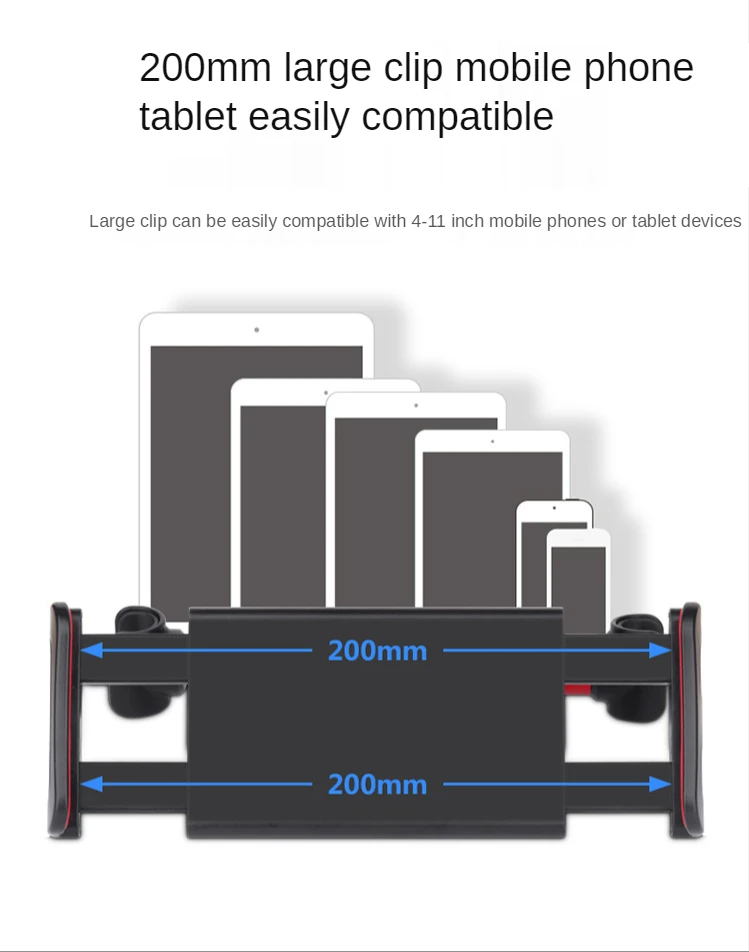 

Car Rear Pillow Phone Holder Tablet Car Stand Seat Rear Headrest Mounting Bracket for iPhone X8 iPad Mini Tablet 4-11 Inch