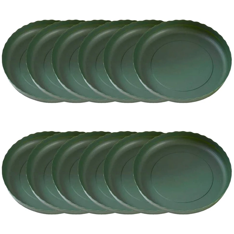 Горячий 10 дюймов пластиковый блюдце-поддон для растений цветочный горшок сада