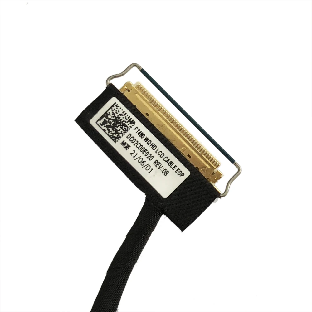 Видеокабель WQHD 40pin 02HK975 DC02C00E010 для Lenovo Thinkpad T490 20N2 20N3 LCD Screen EDP|Компьютерные кабели и