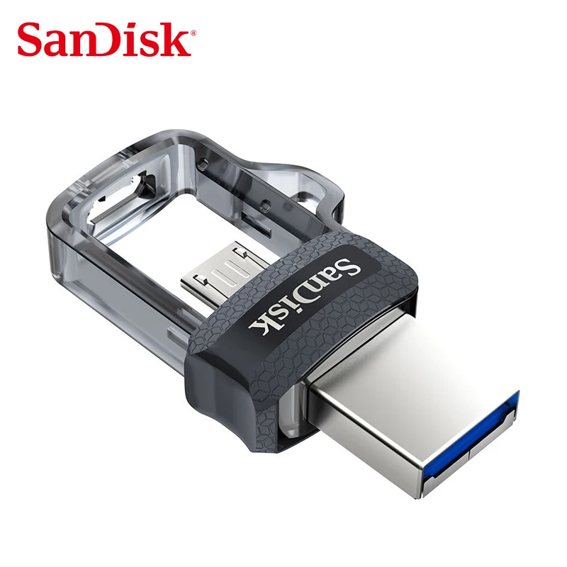 Флеш-накопитель SanDisk Ultra Dual SDDD3 256 Гб 128 Гб 64 Гб скорость чтения до 130 МБ/с 32 Гб 16 Гб на штекере 3.0 Драйв-накопитель.