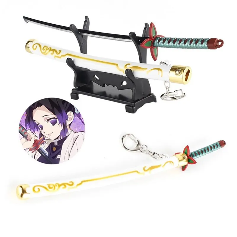 Новинка клинок Demon Slayer призрак брелок для ключей дверь уголь нож Jielang цепочка с