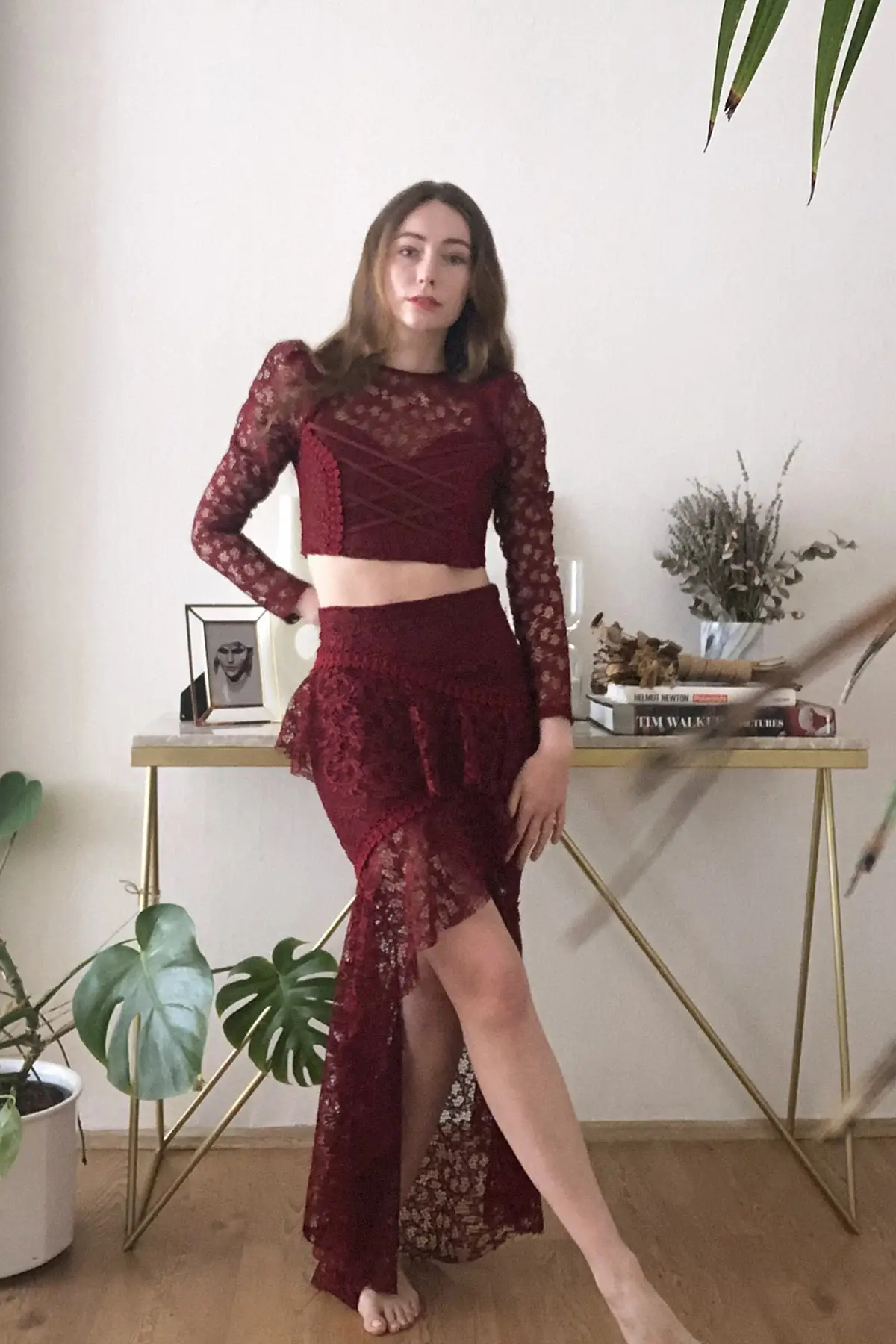 

Кружевная юбка Trendyol TPRSS20ET0263