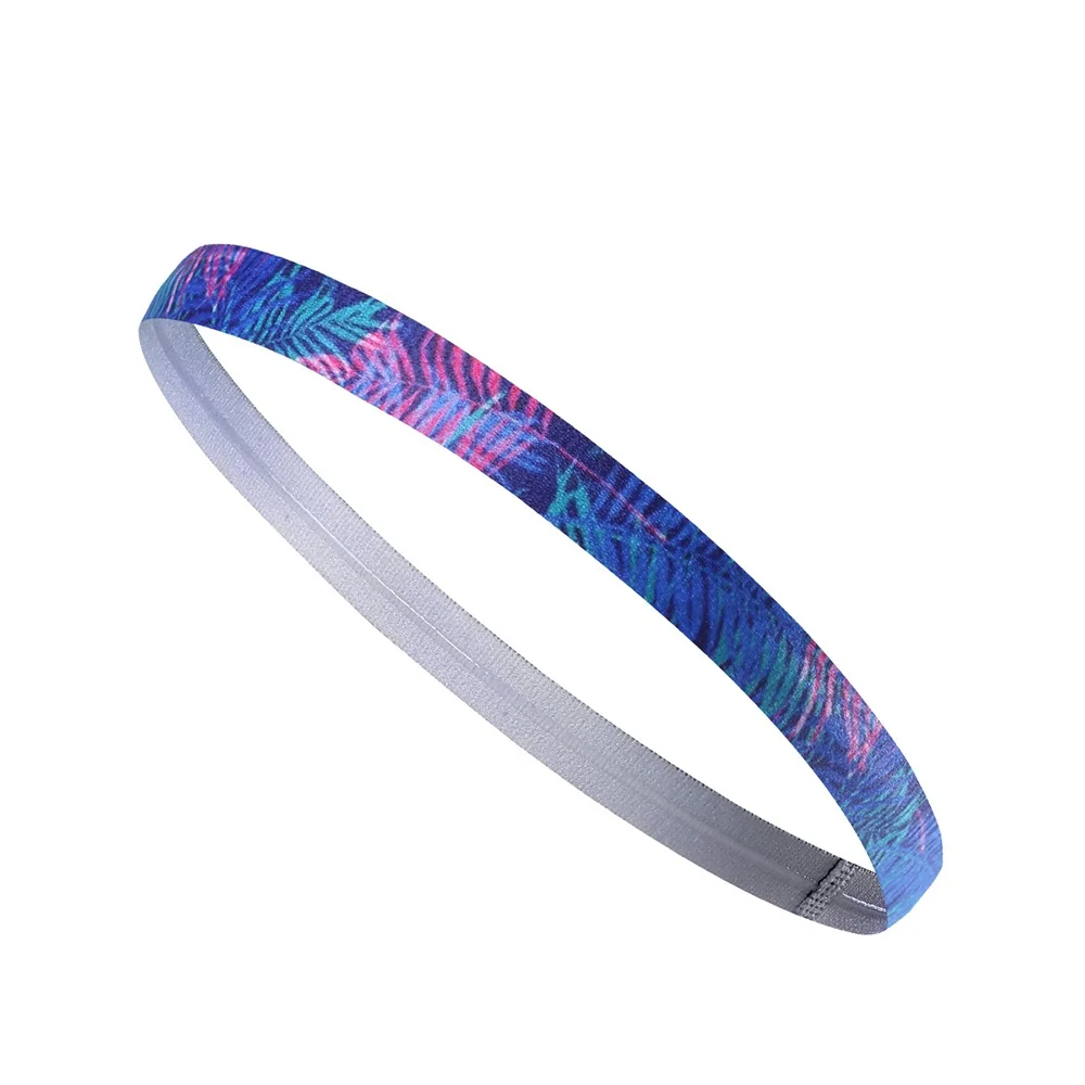 JH-C-A28-02 Elastic Men Headband Hairband Soft Sweatband Stretchy Headwear Bicycle Yoga Sport Moisture Wicking Hair Accessories Women Girls - Цвет: JH-C-A28-02