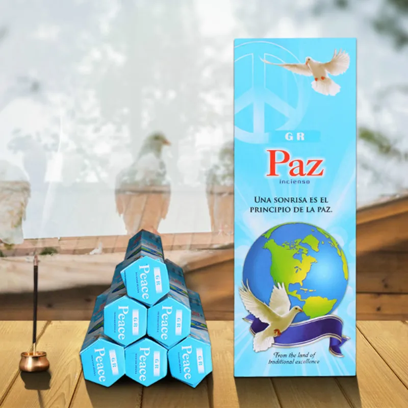 Мир индийские ароматические палочки ручной работы 20 палочек/трубка 35 минут палка