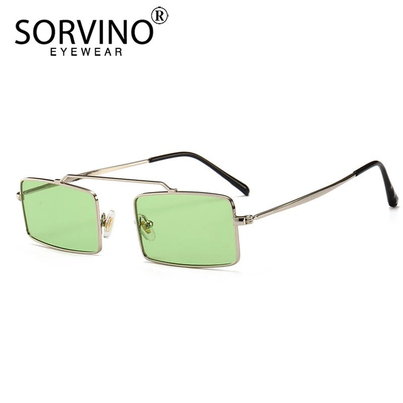 Женские квадратные солнцезащитные очки SORVINO прямоугольные хипстерские с плоским