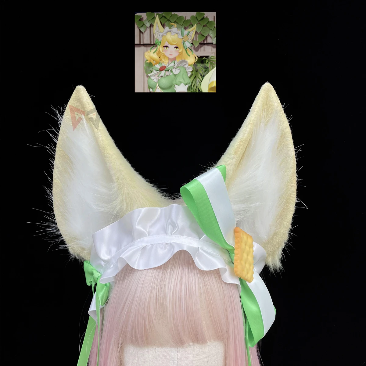 

Arena Of Valor Game Daisy Maid Daji Cosplay Fox wolf ears hairhoop headwear headband Prop Carnival Costume Accessories