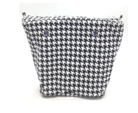 Houndstooth Женские аксессуары со съемной ручкой подкладка карман на молнии для классического мини Obag PU вставка с внутренним водонепроницаемым покрытием для O сумка - Цвет: Houndstooth