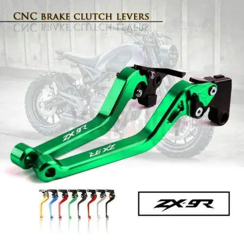 

Motorcycle Brake Handle Bar Lever CNC Aluminum Long Adjustable Brake Clutch Levers For KAWASAKI NINJA ZX9R 1998-1999