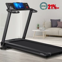 mute smart electric foldable treadmill multi functional gym equipment home running machine folding treadmill led touch display