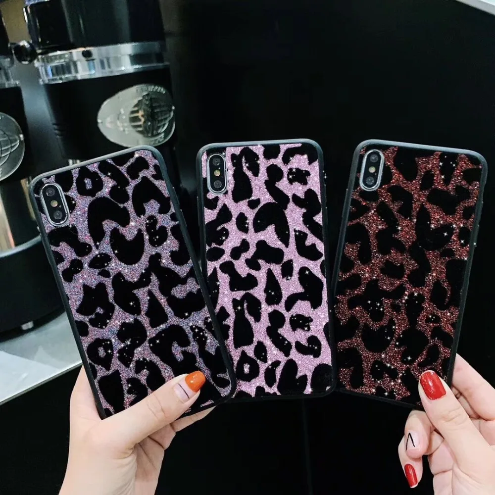Блестящий леопардовый чехол для телефона Xiao mi redmi note 7 для Xiaomi mi 9 mi A3 Lite CC9 mi 8 redmi 6 6A Note 8
